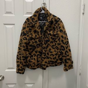 Forever 21 men’s cheetah jacket